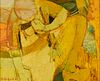 Gabriel Godard "Femme au Chauf" Oil on Canvas