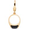 PENDANT WITH ONYX IN 18K YELLOW GOLD, BVLGARI With onyx application. Weight: 3.0 g
