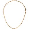 NECKLACE IN 14K YELLOW GOLD Weight: 87.0 g. Length: 24.2" (61.5 cm)