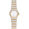 OMEGA CONSTELLATION LADY WATCH WITH DIAMONDS IN STEEL AND 18K YELLOW GOLD Movement: quartz