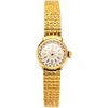 OMEGA LADY WATCH IN 18K YELLOW GOLD REF. 7049 Movement: manual (doesn't work, requires service). Weight: 36.9 g