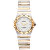 OMEGA CONSTELLATION LADY WATCH IN STEEL AND 18K YELLOW GOLD Movement: quartz (no battery).