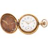 POCKET WATCH CHRONOMETER VICTORIA - A.W.W.CO. WALTHAM IN 14K YELLOW GOLD  Movement: manual. Weight: 36.7 g