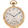 POCKET WATCH ELGIN IN 14K YELLOW GOLD Movement: manual. Weight: 63.6 g
