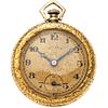 POCKET WATCH ILLINOIS IN 14K YELLOW GOLD Movement: manual. Weight: 16.2 g