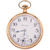 POCKET WATCH HAMILTON IN PLATE Movement: manual (does not change hours, requires service).