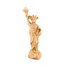 Vintage 14k Statue of Library Charm