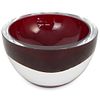 Mid Century Murano Sommerso Glass Bowl