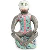Chinese Porcelain Monkey Sculpture