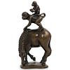 Chinese Monkey On Horse Bronze