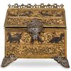 19th Cent. French Bronze Trinket Box