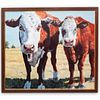 Heather Foster "Curious Two" Oil On Board Painting