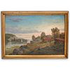 Antique Signed "Lindh" Swedish Oil Painting