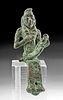 Egyptian Late Dynastic Copper Isis and Horus