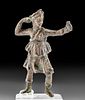 Roman Leaded Bronze Statue Striding Diana