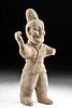 Chinese Jin Dynasty Pottery Tomb Guardian Spear Thrower
