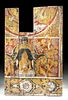 Huge 19th C. Thai Painting on Wood Panels w/ Buddha