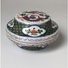 Chinese Wucai porcelain Powder Jar