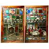 Equestrian Stained Glass Windows Depicting Fox Hunters, Lamb Studios Tenafly NJ