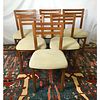 Set of 6 Danish Modern Teak Dining Chairs by D-Scan 