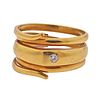 Antonio Bernardo 18k Gold Diamond Wrap Band Ring