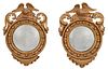 Pair Classical Style Eagle Convex Mirrors