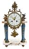 Louis XVI Style Gilt Bronze Portico Clock
