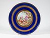 ROYAL VIENNA STYLE HAND PAINTED PORCELAIN CHARGER