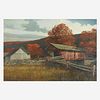 Eric Sloane (American, 1905–1985) Autumn Sunset