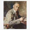Daniel Garber (American, 1880–1958) Portrait of Dr. Roy Lynde