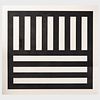 Sol Lewitt (1928-2007): Black Bands in Two Directions