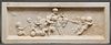 Antique Carved Marble Architectural Plaque