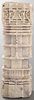 SouthEast Asian Carved Marble Pilaster Column