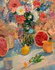 Robert Moore, Still Life with Lemon and Watermelon