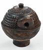 African Ceramic Lidded Jar