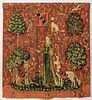 Woven Wall Hanging Tapestry Depicting a Woman