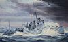 David K Stone (1922-2001) HMS Georgetown, Original