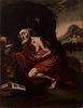 Spanish school; middle of the seventeenth century.
"Saint Jerome penitent".
Oil on canvas.