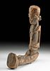 20th C. African Lobi Wood Female Bateba Bambar Figure