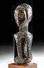 Early 20th C. African Luba / Kusu Wood Ancestor Figure