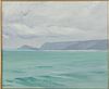 Charles Woodbury (American, 1864-1940) Seascape, O/B