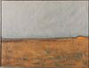 David Delong, Landscape with Sun, Oil on Canvas