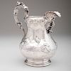 Rare American Coin Water Pitcher by Vincent LaForme & Brother 