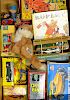 Mixed selection of toys to include Tudor Rose Jeep Boxed, Echo Wild West Horse, Clockwork Train, Cof