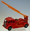 Tri-ang Minic Friction Fire Engine by Lines Brothers Ltd working having movable Ladders and Front Ax