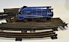 Chad Valley 'Merlin' 0 Gauge tinplate locomotive with a 2-4-0 wheel arrangement, battery operated, i
