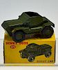 Dinky Toys Scout Car No.673 (Dingo) in good condition with original box (writing on), does not inclu