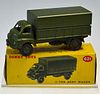 Dinky Toys 3-ton Army Wagon No.621 (Bedford) in good condition with driver and original box (writing
