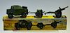 Dinky Toys 25 Pounder Field Gun Set No.697  to include Artillery Tractor No.688, Trailer No.687 and
