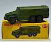 Dinky Toys Armoured Command Vehicle No.677 in good condition with original box (writing on)
